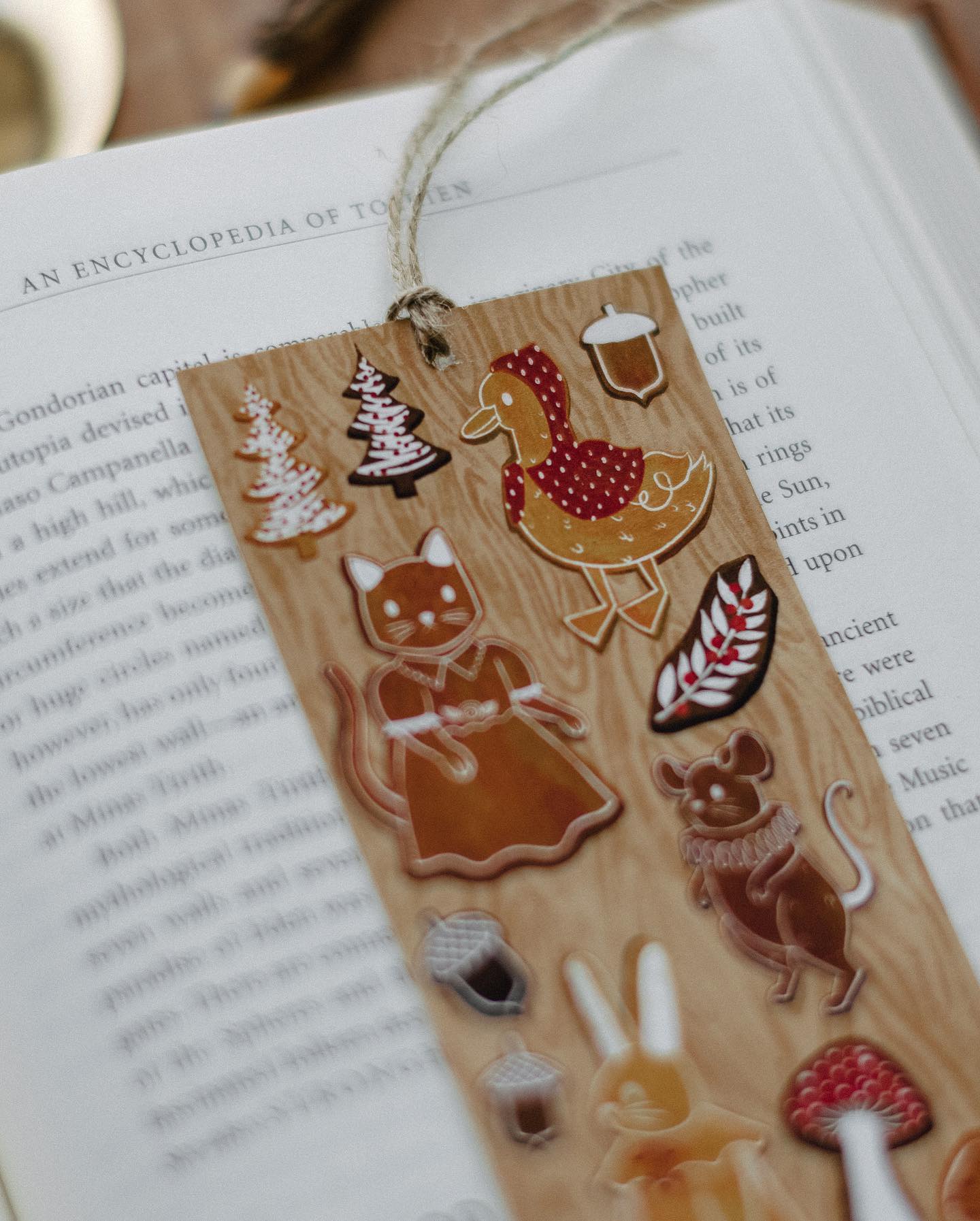 Printable Bookmark | Gingerbread Fairytale