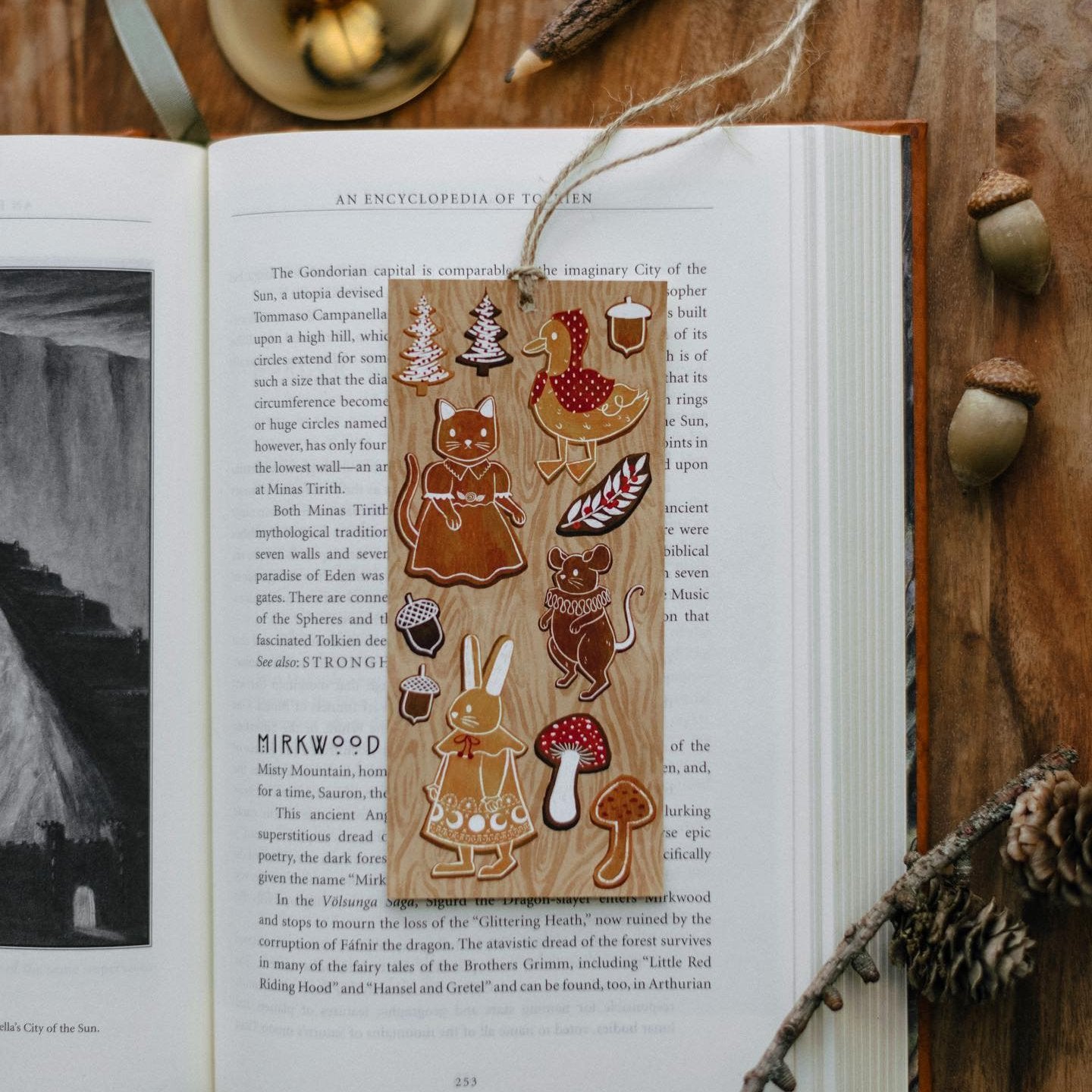 Printable Bookmark | Gingerbread Fairytale