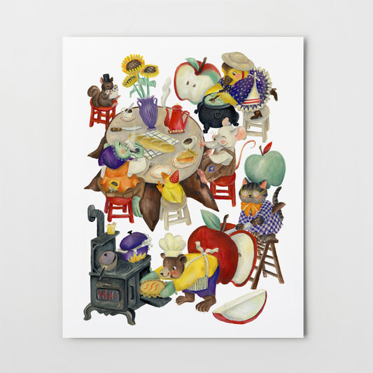 setting table | Giclée Art Print