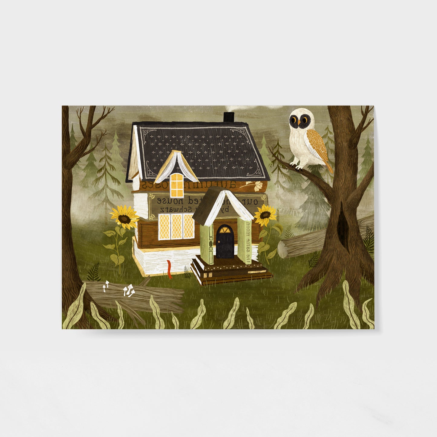 book cottage | 5x7 Giclée Art Print