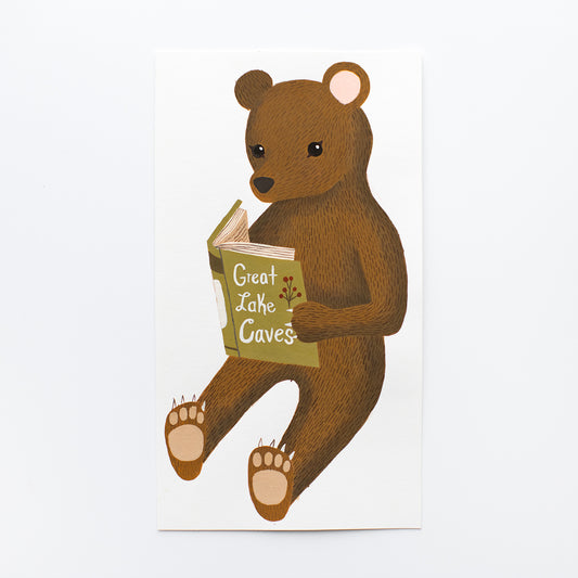 reading bear ORIGINAL