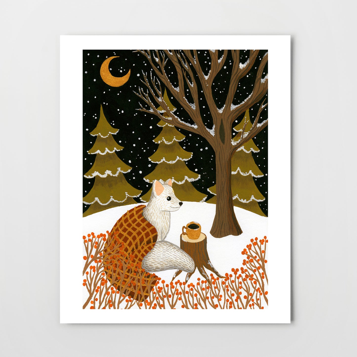 arctic fox | Giclée Art Print