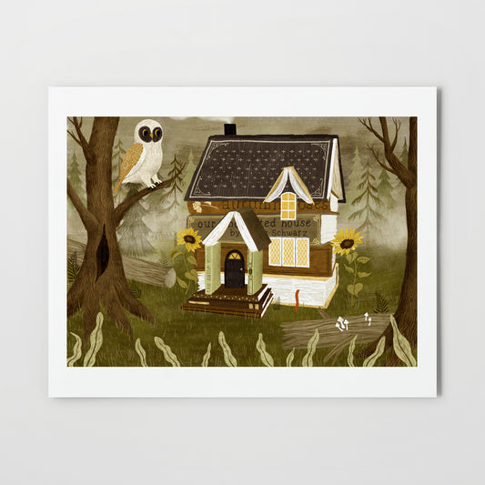 book cottage | Giclée Art Print