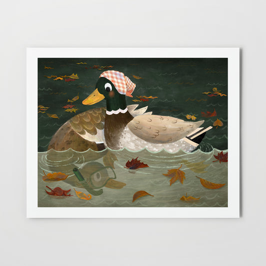 autumn ducks | Giclée Art Print