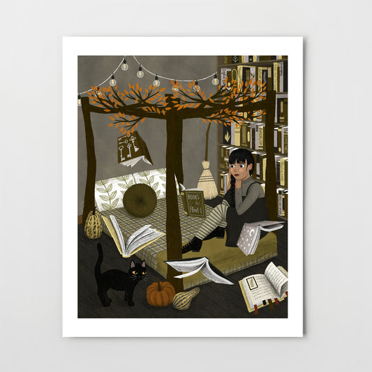 floating books II | Giclée Art Print