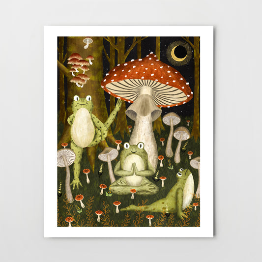 forest yoga | Giclée Art Print