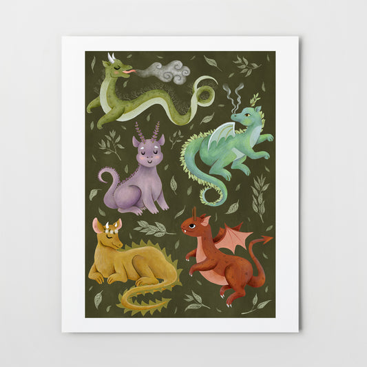 herb dragon | Giclée Art Print