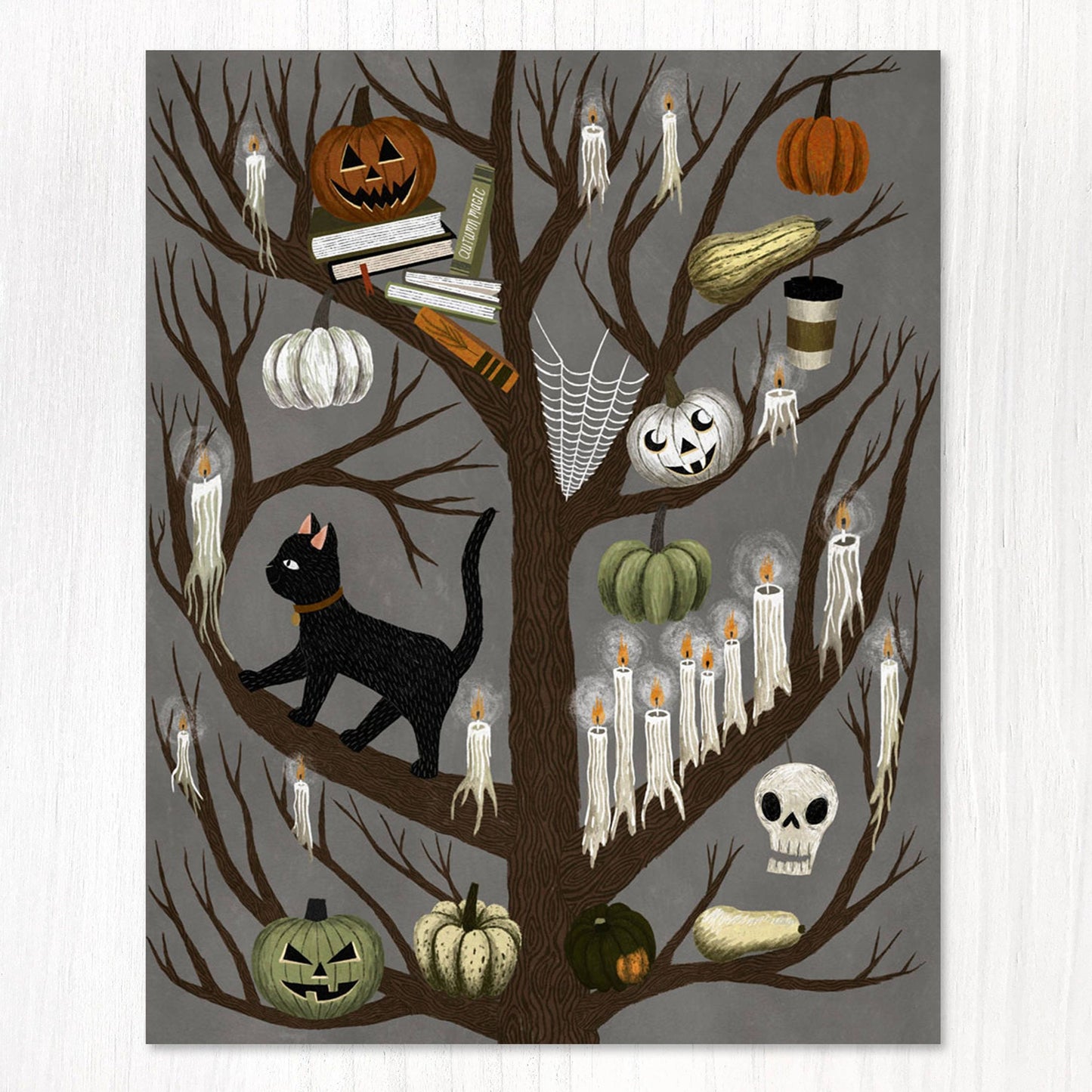 halloween tree | Mini Print