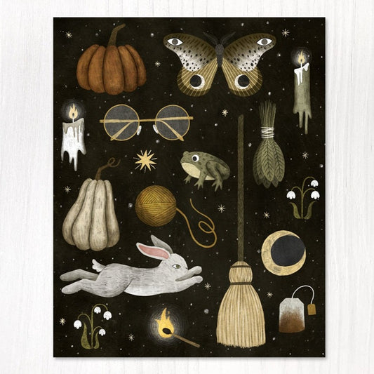 october nights  | Mini Print