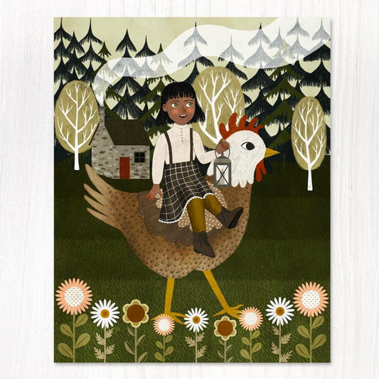 village hen | Mini Print