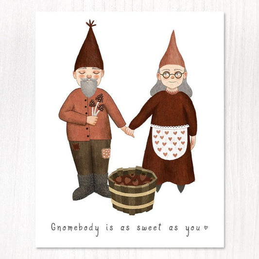 gnome love | Mini Print