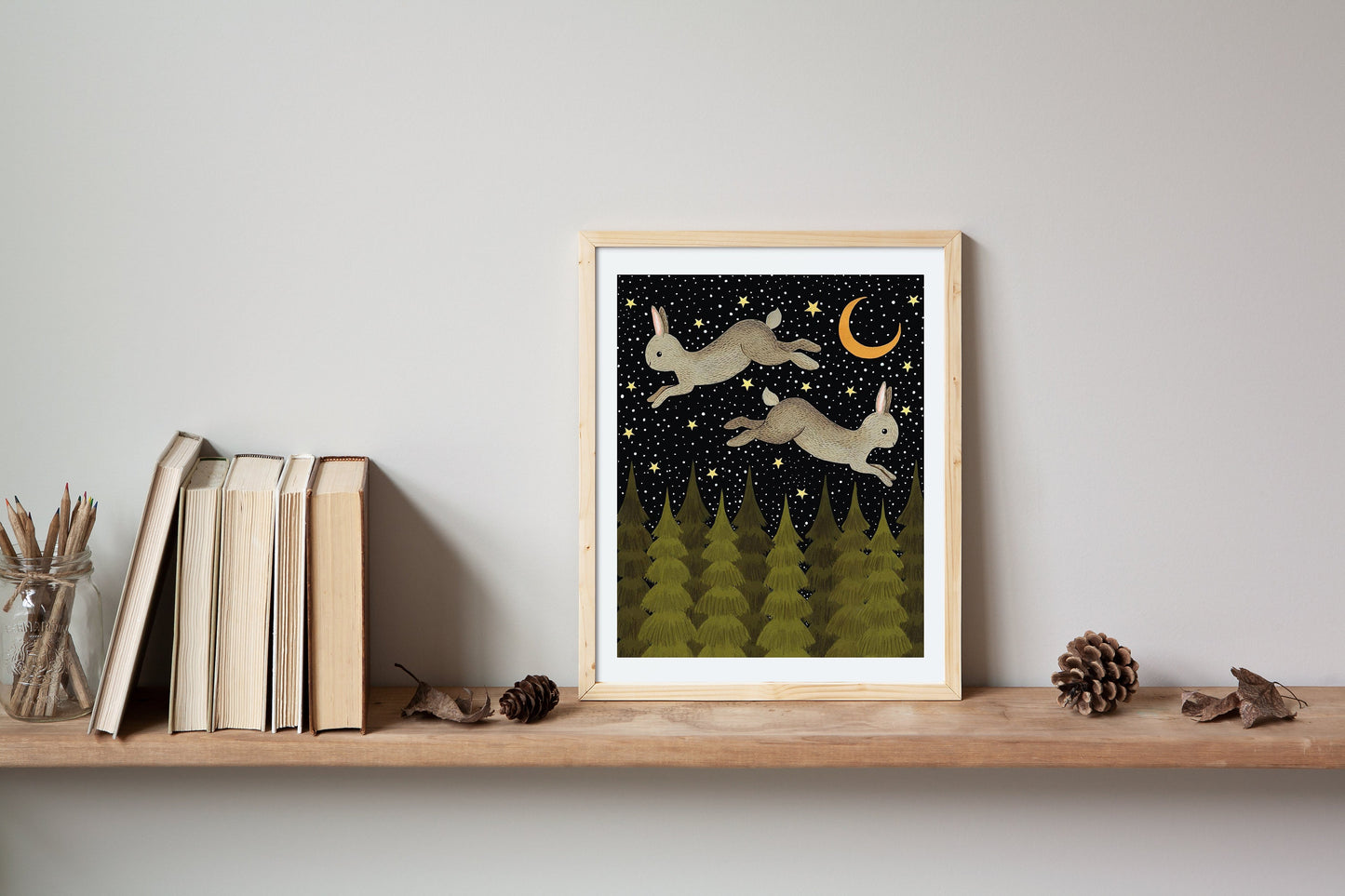 midnight hare | Giclée Art Print