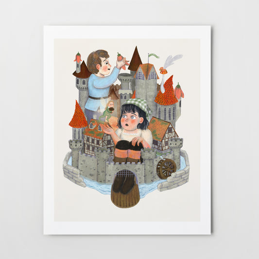 finding forest castle | Giclée Art Print