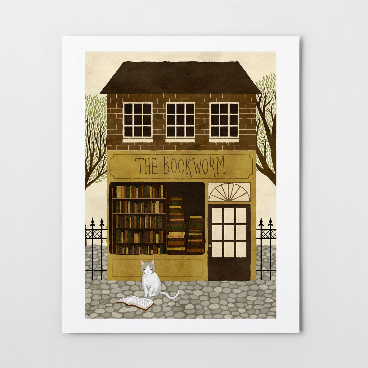 the bookworm | Giclée Art Print